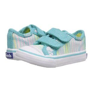 Keds Kids Glittery Hook & Loop Sneaker